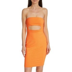 NWOT Susana Monaco Strapless Cut-Out Tube Dress